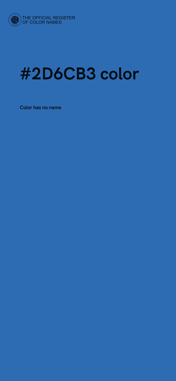 #2D6CB3 color image