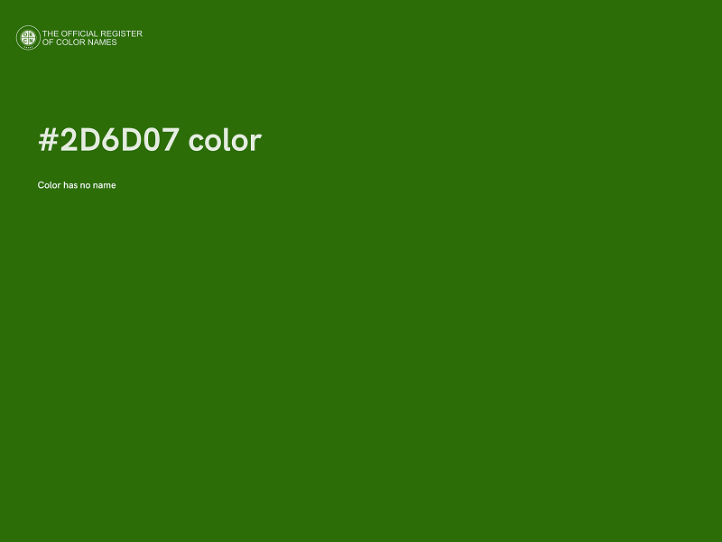 #2D6D07 color image