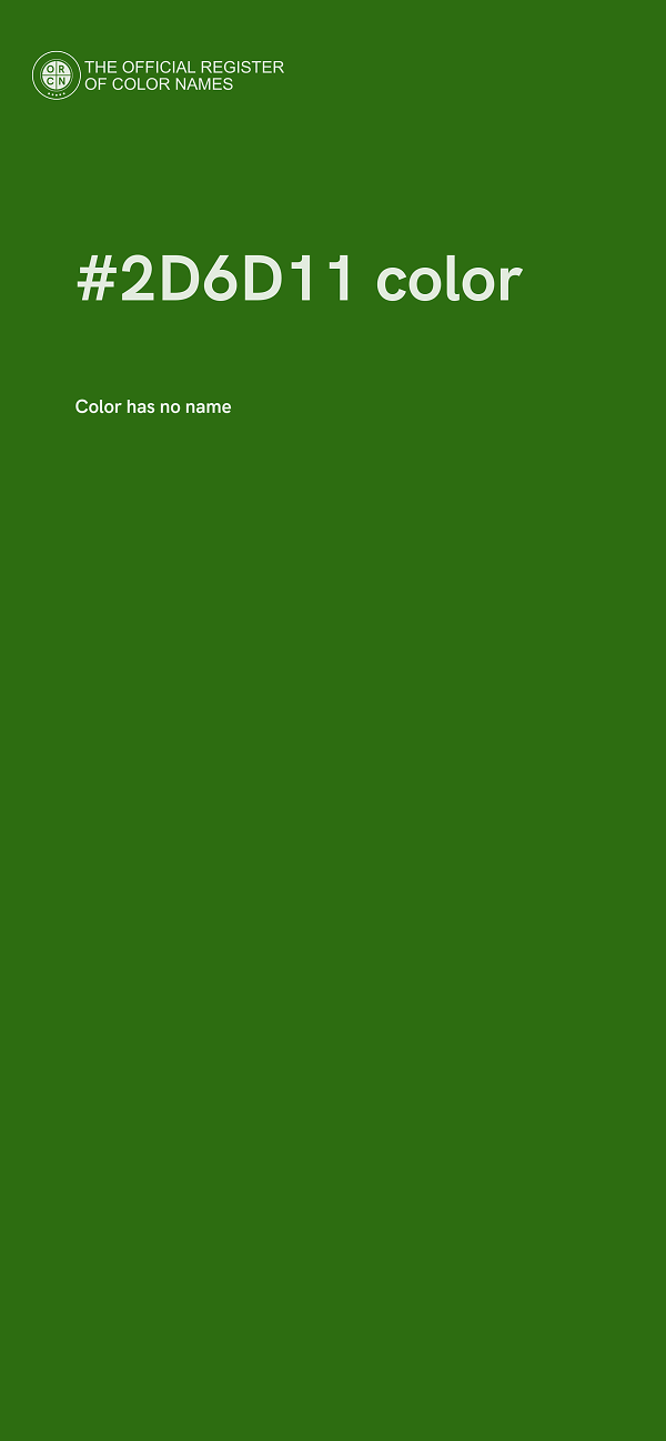 #2D6D11 color image