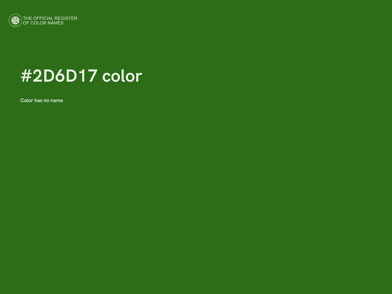 #2D6D17 color image