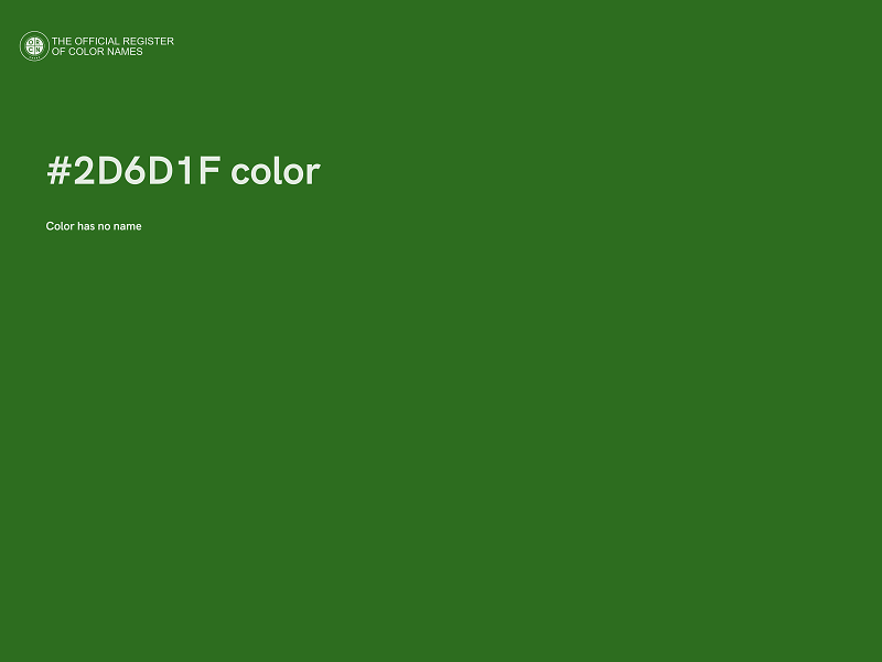 #2D6D1F color image