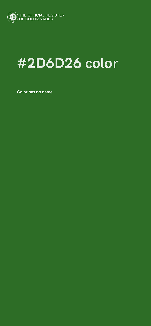 #2D6D26 color image