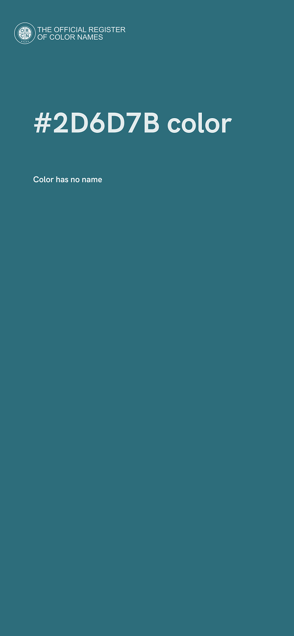 #2D6D7B color image