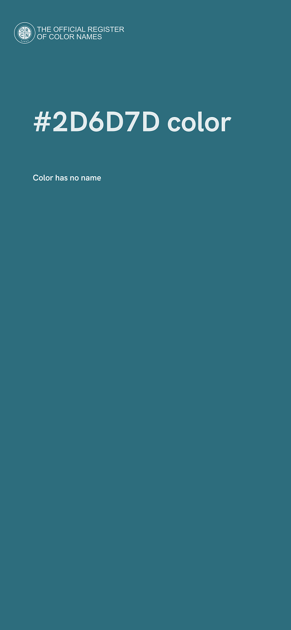 #2D6D7D color image