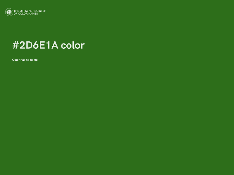 #2D6E1A color image