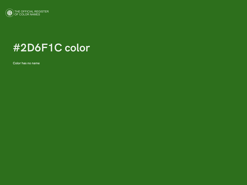 #2D6F1C color image