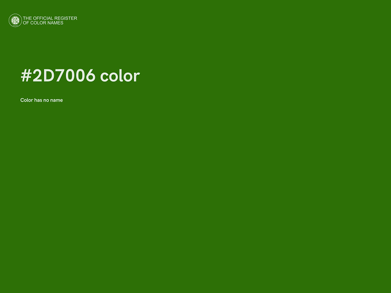 #2D7006 color image