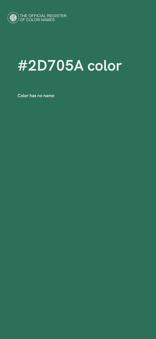 #2D705A color image