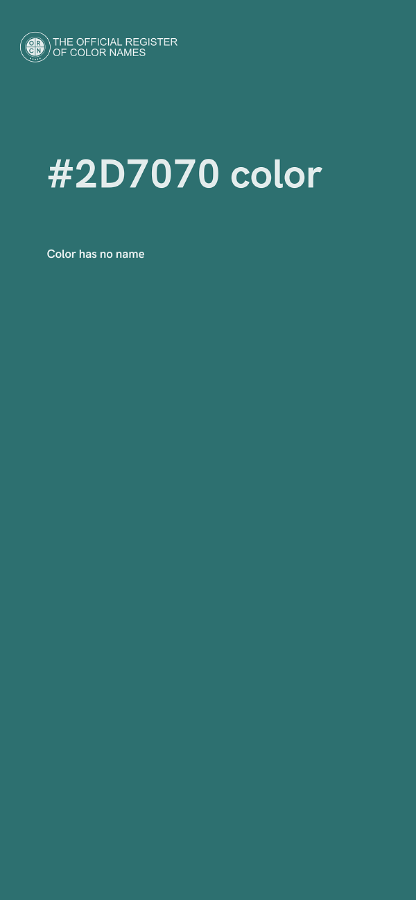 #2D7070 color image