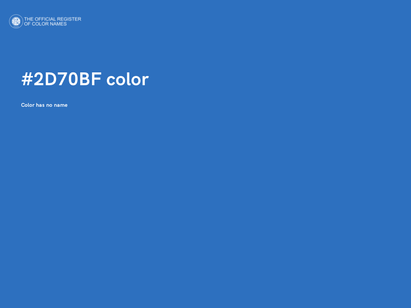 #2D70BF color image