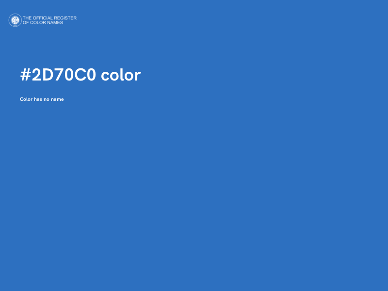 #2D70C0 color image