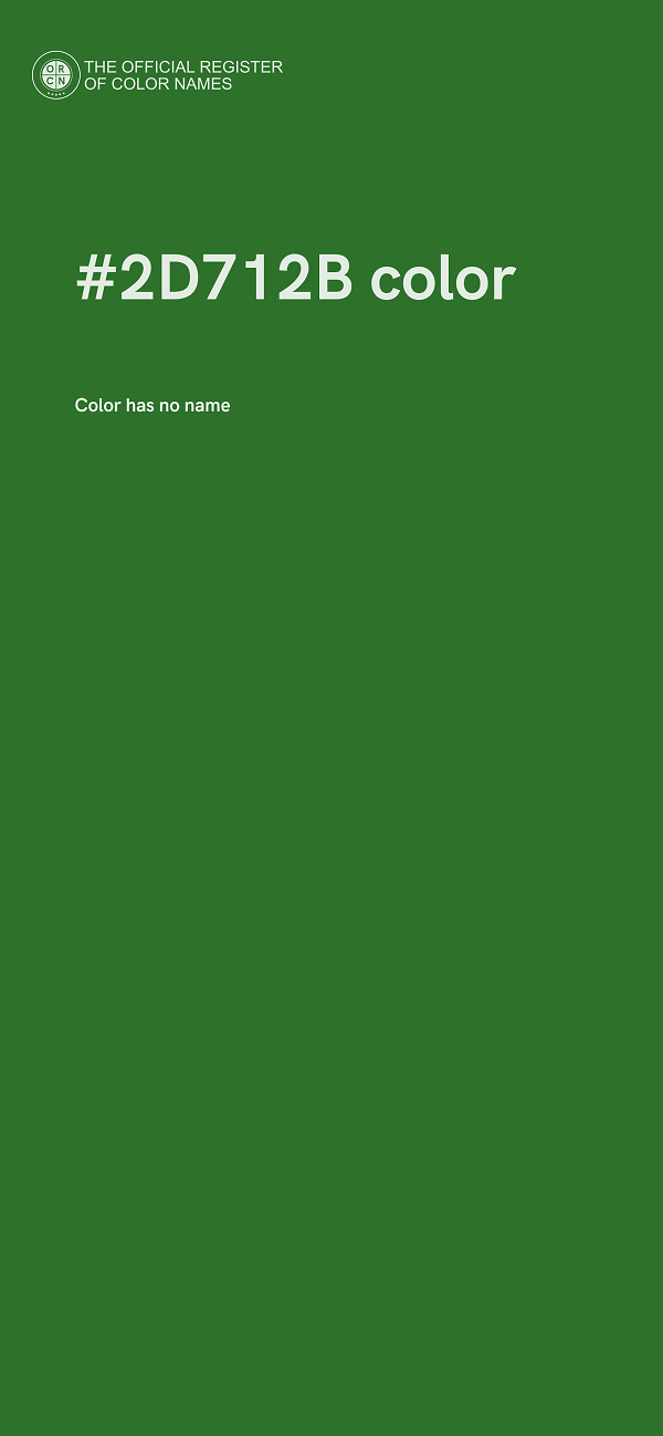 #2D712B color image