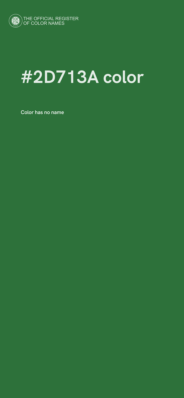 #2D713A color image