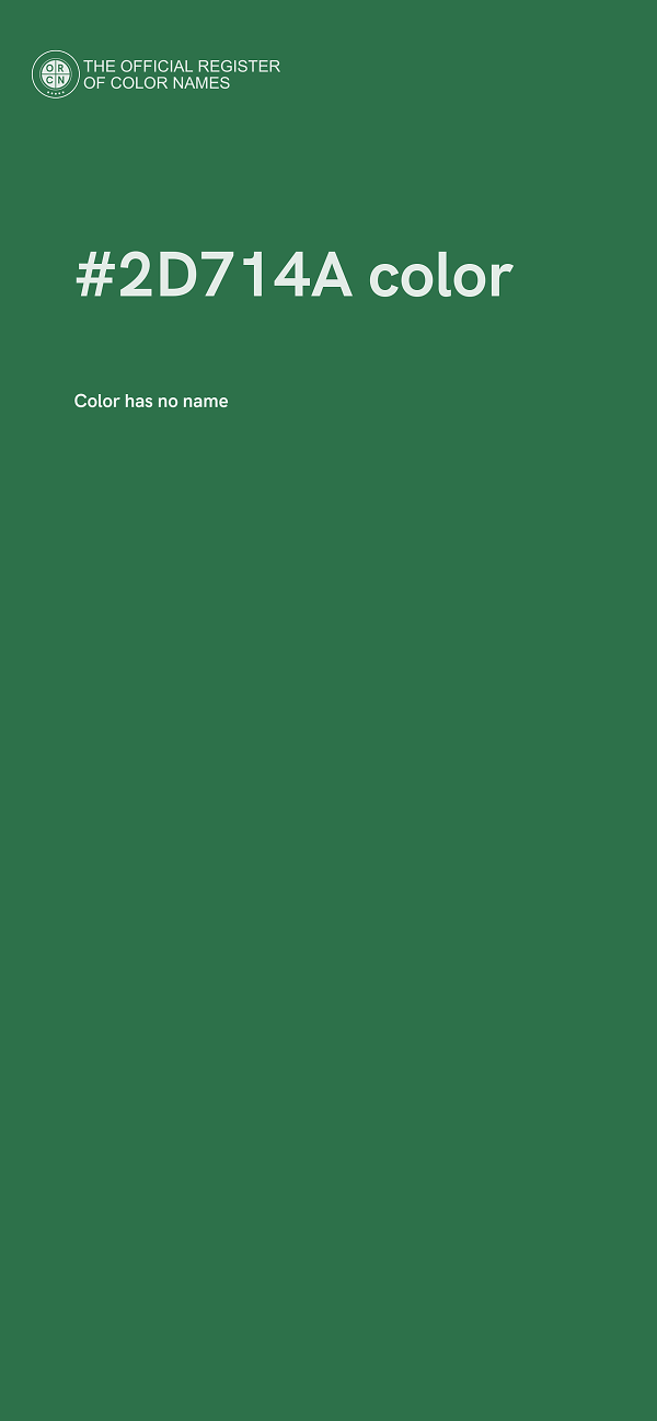#2D714A color image