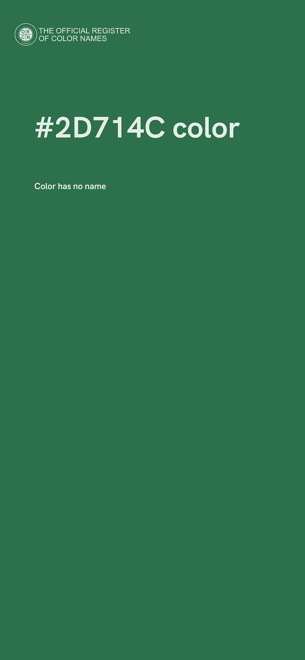 #2D714C color image