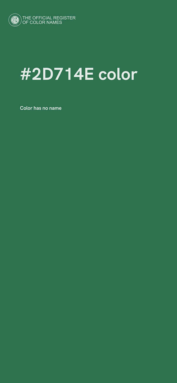 #2D714E color image