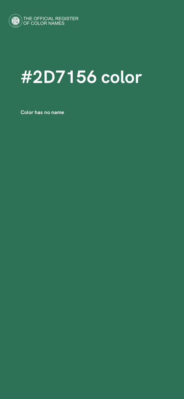 #2D7156 color image