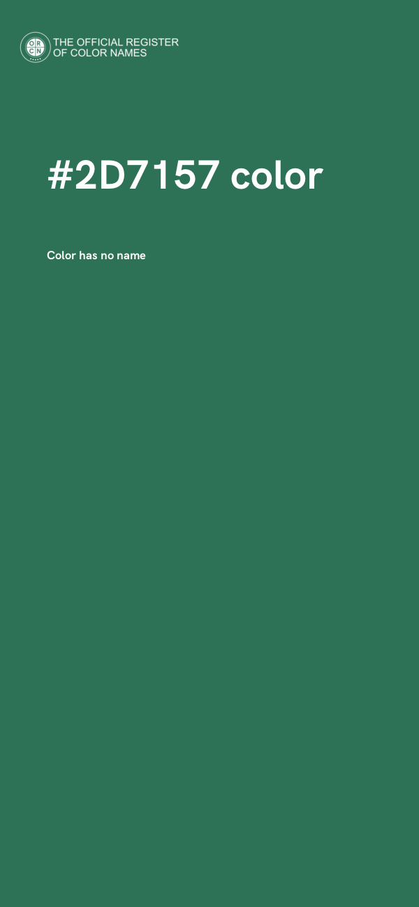 #2D7157 color image