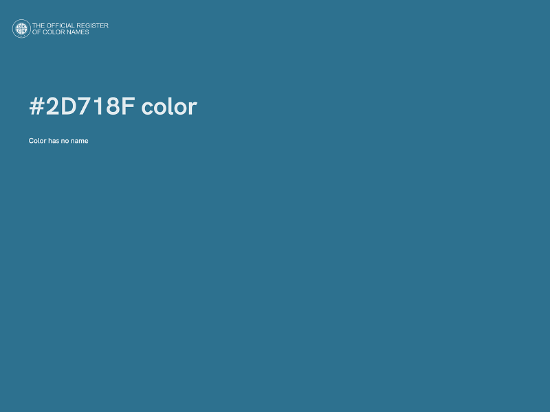 #2D718F color image