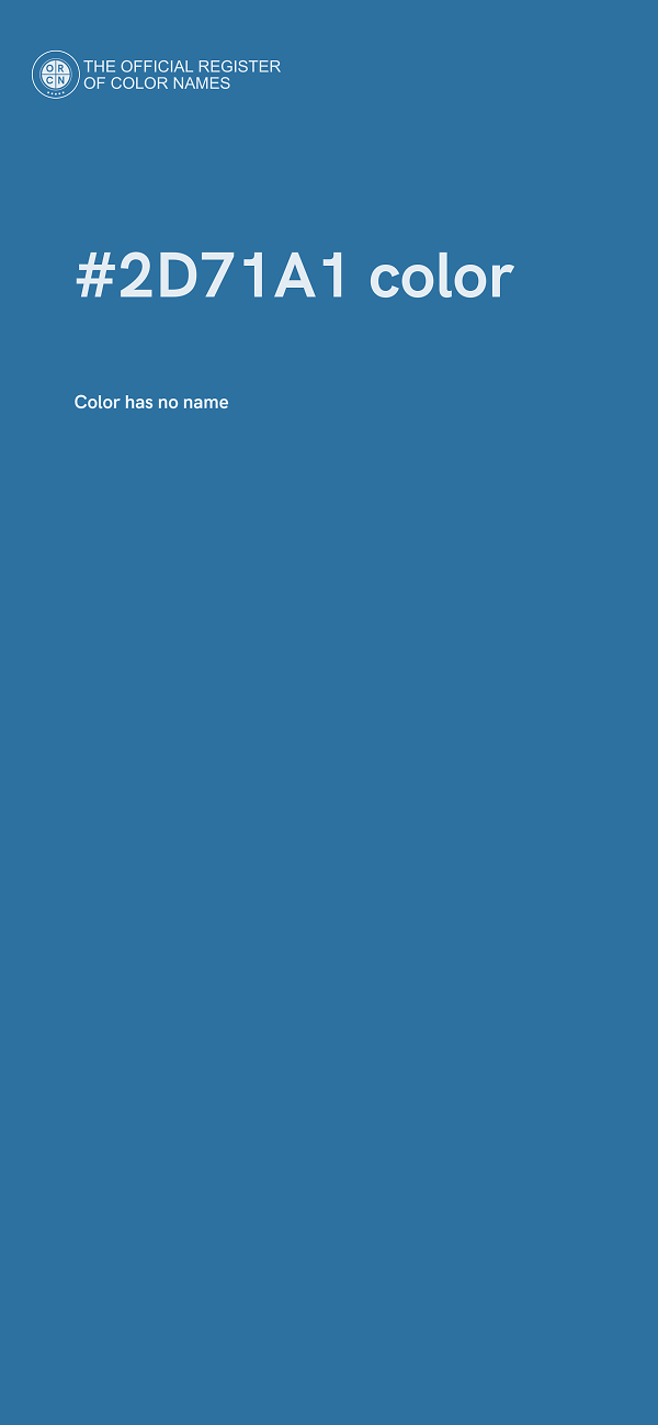 #2D71A1 color image
