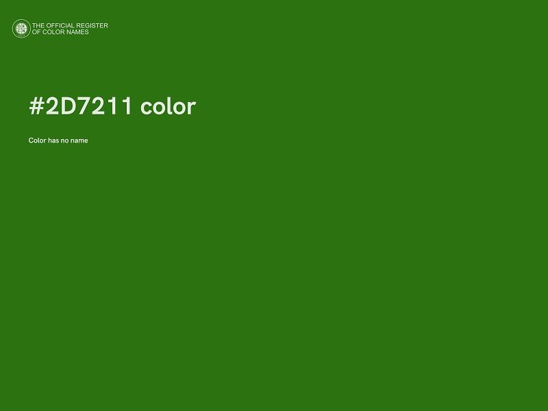 #2D7211 color image