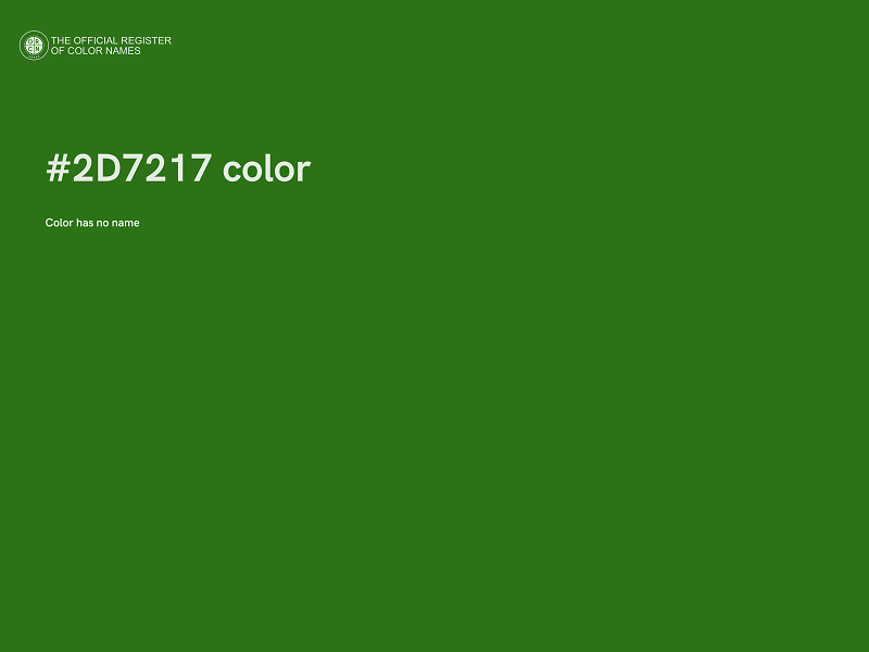 #2D7217 color image