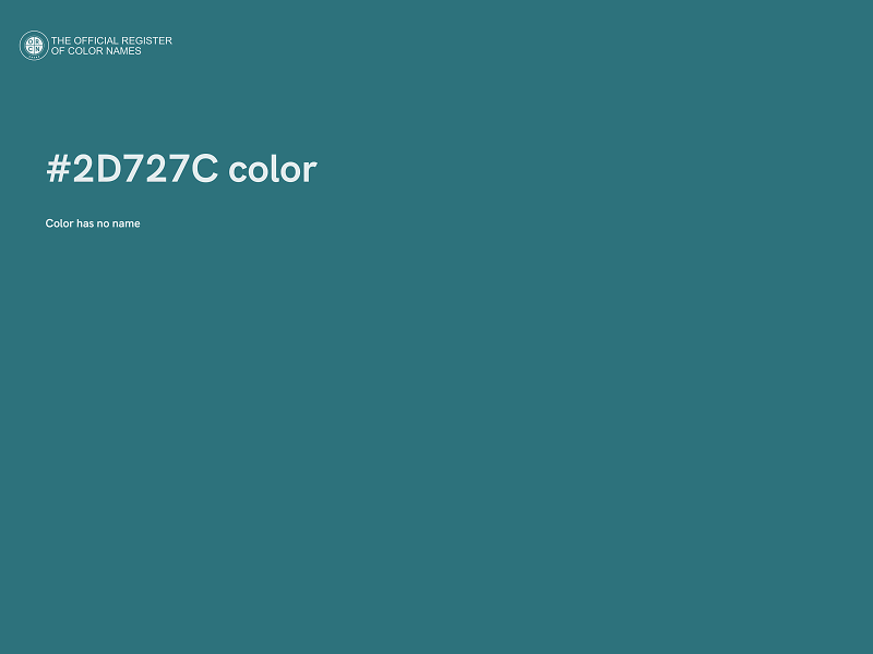#2D727C color image