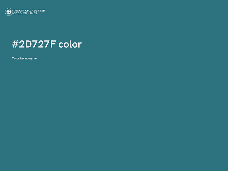 #2D727F color image