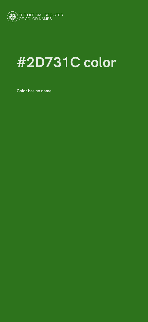 #2D731C color image