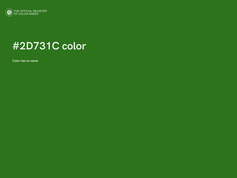 #2D731C color image