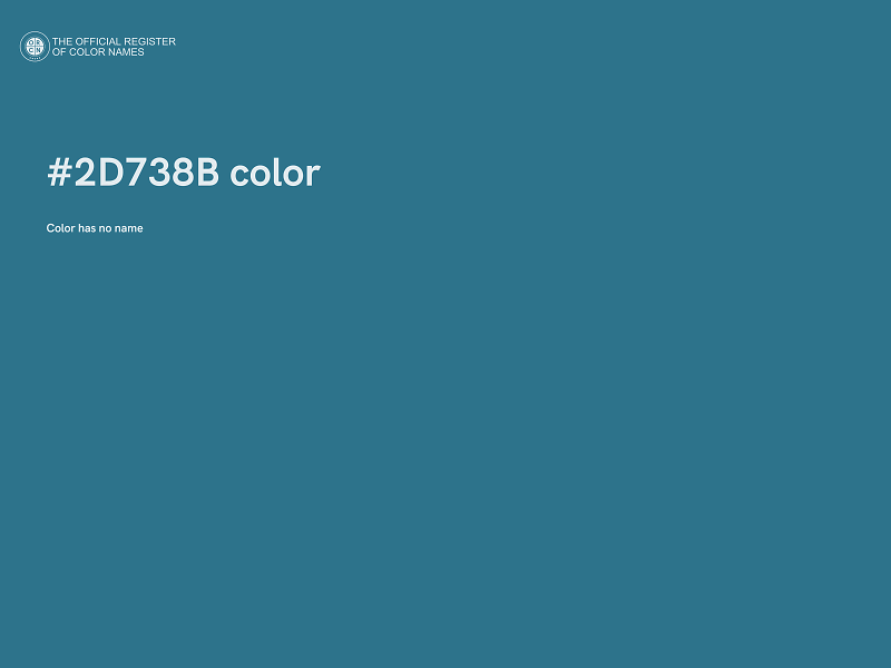 #2D738B color image