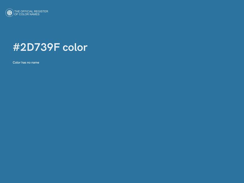 #2D739F color image