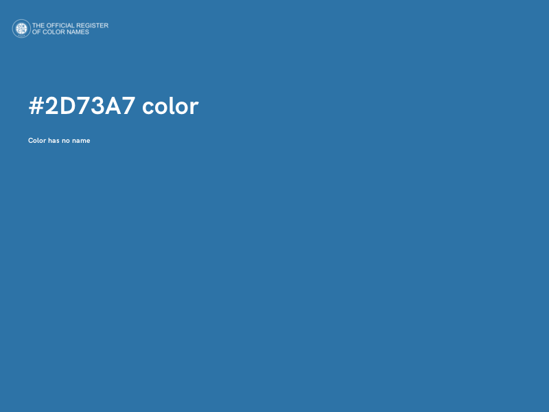 #2D73A7 color image