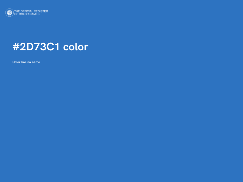 #2D73C1 color image