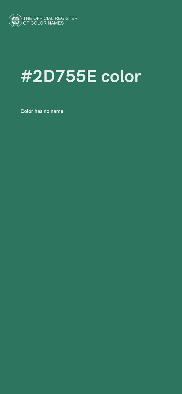 #2D755E color image