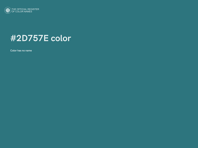 #2D757E color image