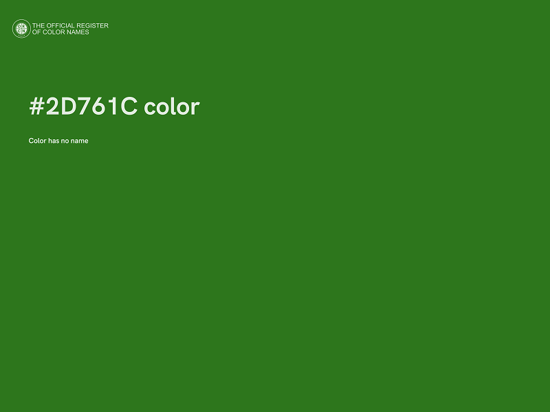 #2D761C color image