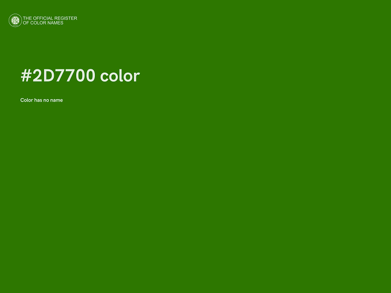 #2D7700 color image