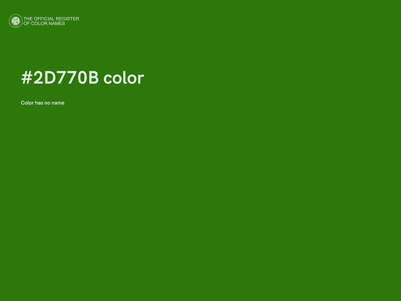 #2D770B color image