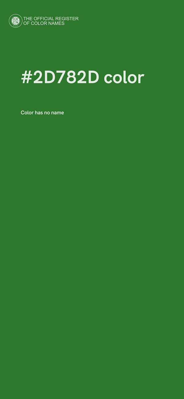 #2D782D color image
