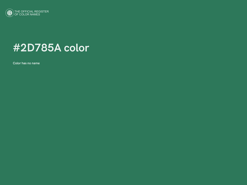 #2D785A color image