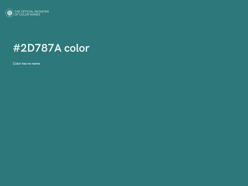 #2D787A color image