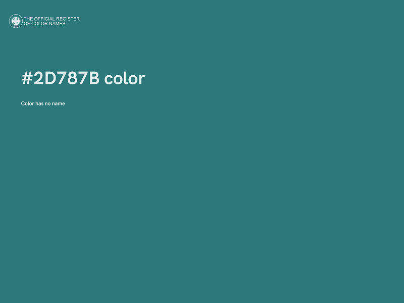 #2D787B color image