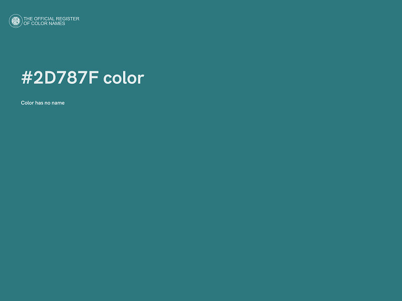 #2D787F color image