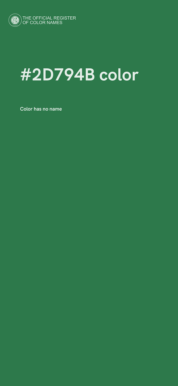 #2D794B color image