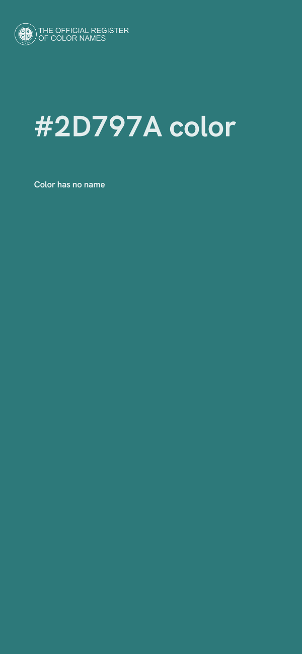 #2D797A color image