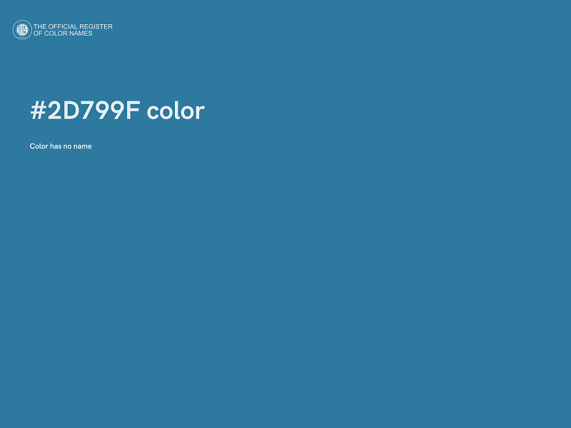 #2D799F color image