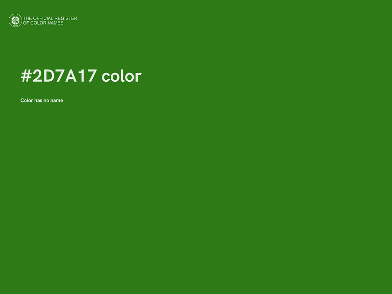 #2D7A17 color image