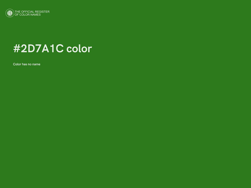 #2D7A1C color image