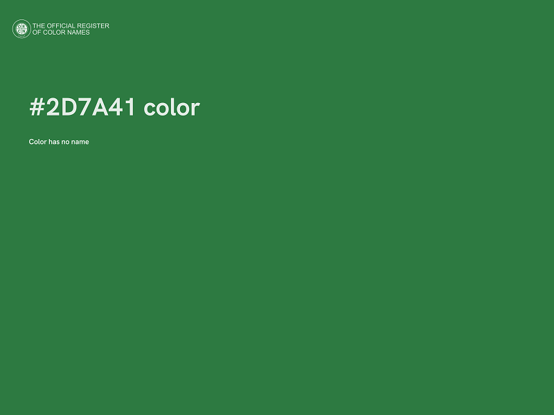 #2D7A41 color image